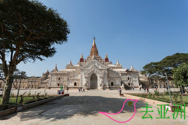 阿南达寺，蒲甘现存最完整、造型最美丽的佛教