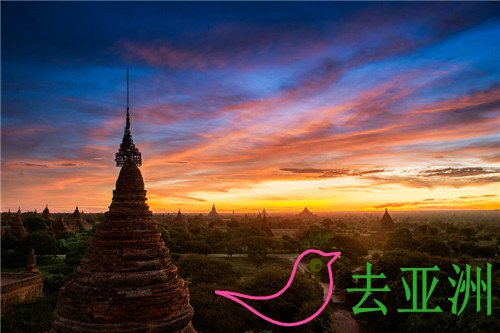体验不一般的缅甸文化：蒲甘城佛塔，移动的商