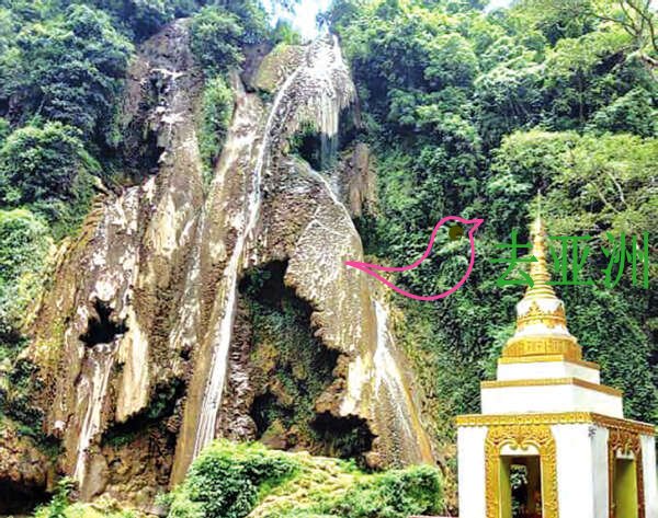 缅甸突然消失的彬乌伦瀑布已恢复原貌，恢复了正常的水流
